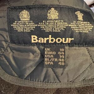 Barbour Quilted Outerwear in Olive Green